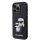 Apple iPhone 14 Pro KARL LAGERFELD KLHCP14LSANKCPK Hátlap - Fekete tok