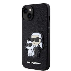 Apple iPhone 13 KARL LAGERFELD KLHCP13MSANKCPK Hátlap - Fekete tok
