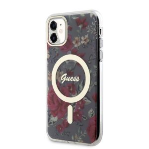 Apple iPhone 11 GUESS GUHMN61HCFWSA MagSafe Hátlap - Khaki tok