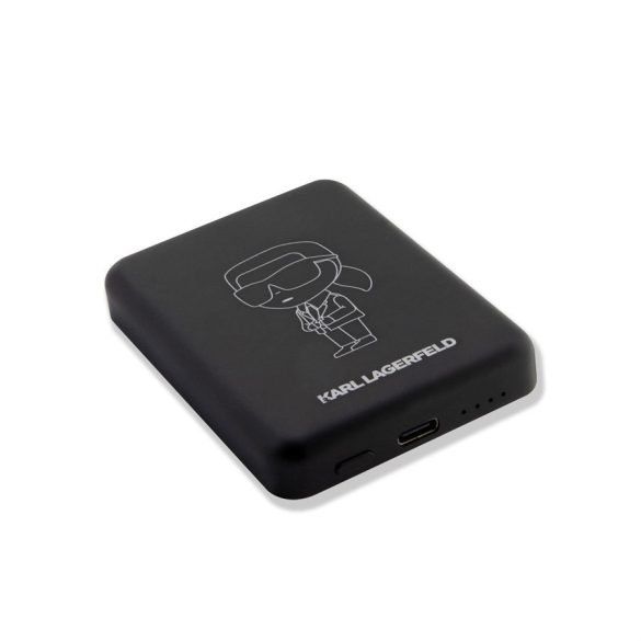 Karl Lagerfeld KLPBMKIOTTGK 3000 mAh Magsafe Powerbank - Fekete