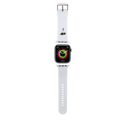   Apple iWatch Karl Lagerfeld KLAWMSLKNH 42/44/45mm óraszíj - Fehér