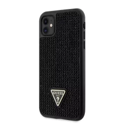 Apple iPhone 11 GUESS GUHCN61HDGTPK Hátlap - Fekete tok