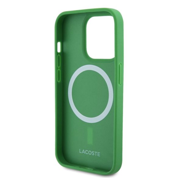 Apple iPhone 15 Pro Lacoste LCHMP15LPVCN MagSafe Hátlap - Zöld