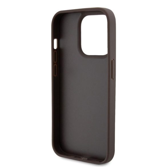 Apple iPhone 15 Pro GUESS GUHCP15LP4TDPW Hátlap - Barna