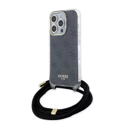   Apple iPhone 15 Pro GUESS GUHCP15LSHC4SEK IML Hátlap - Fekete