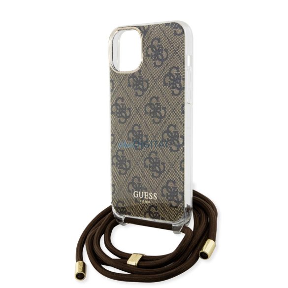 Apple iPhone 15 GUESS GUHCP15SSHC4SEW IML Hátlap - Barna