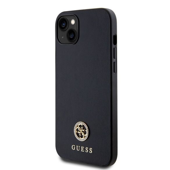 Apple iPhone 15 GUESS GUHCP15SPS4DGPK Hátlap - Fekete