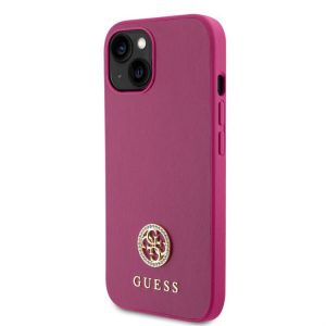 Apple iPhone 15 GUESS GUHCP15SPS4SDGPP Hátlap - Magenta