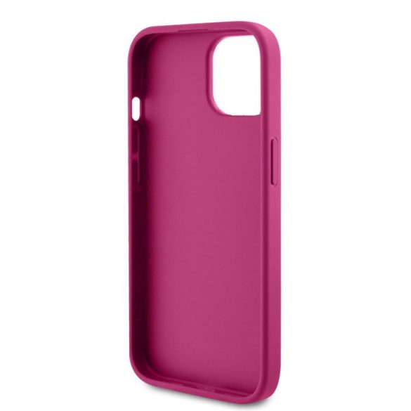 Apple iPhone 15 GUESS GUHCP15SPS4SDGPP Hátlap - Magenta