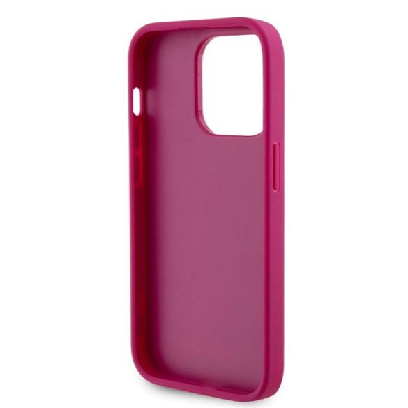 Apple iPhone 15 Pro GUESS GUHCP15LPS4SDGPP Hátlap - Magenta