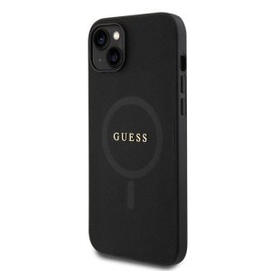 Apple iPhone 15 Plus GUESS GUHMP15MPSAHMCK MagSafe Hátlap - Fekete