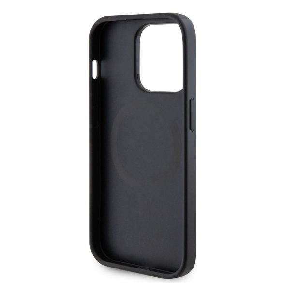 Apple iPhone 15 Pro GUESS GUHMP15LPSAHMCK MagSafe Hátlap - Fekete