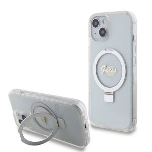 Apple iPhone 15 GUESS GUHMP15SHRSGSD MagSafe Hátlap - Átlátszó