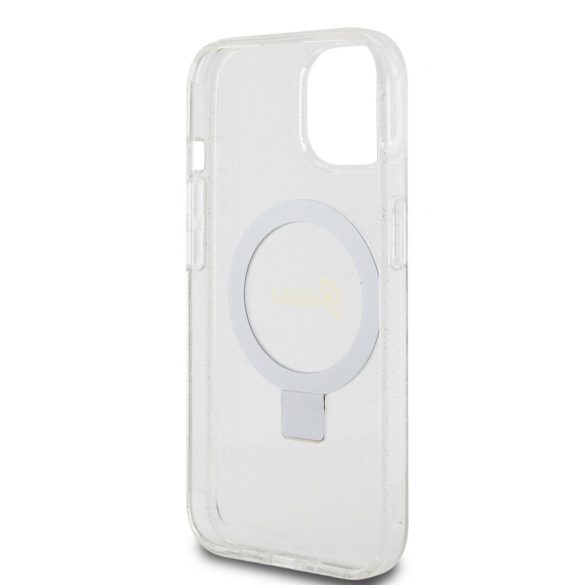 Apple iPhone 15 GUESS GUHMP15SHRSGSD MagSafe Hátlap - Átlátszó