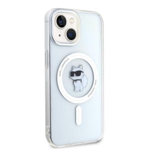 Apple iPhone 15 KARL LAGERFELD KLHMP15SHFCCNOT Magsafe IML Hátlap - Átlátszó