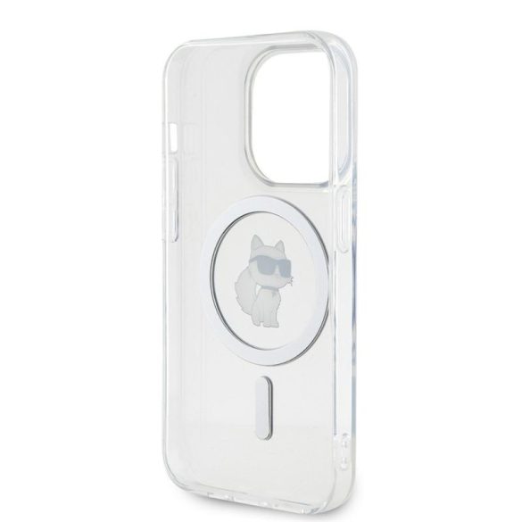 Apple iPhone 15 Pro KARL LAGERFELD KLHMP15LHFCCNOT Magsafe TPU Hátlap - Átlátszó
