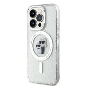 Apple iPhone 15 Pro Max KARL LAGERFELD KLHMP15XHGKCNOT Magsafe IML Hátlap - Glitter