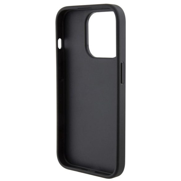 Apple iPhone 15 Pro KARL LAGERFELD KLHCP15LPQKPMK Hátlap - Fekete