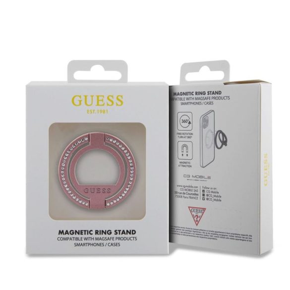 GUESS GUMRSALDGP Magsafe Ringstand - Rózsaszín