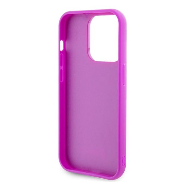 Apple iPhone 15 Pro GUESS GUHCP15LPSFDGSF Hátlap - Magenta