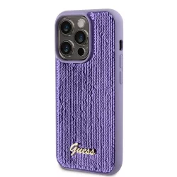 Apple iPhone 12/12 Pro GUESS GUHCP12MPSFDGSU Hátlap - Lila