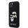 Apple iPhone 14 KARL LAGERFELD KLHCP14S3DRKCNK Hátlap - Fekete