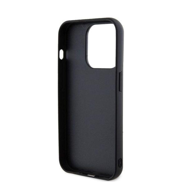 Apple iPhone 15 Pro KARL LAGERFELD KLHCP15L3DRKCNK Hátlap - Fekete