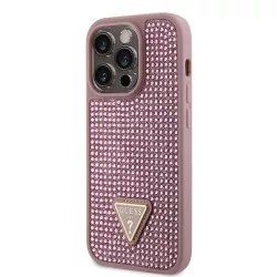   Apple iPhone 15 Pro GUESS GUHCP15LHDGTPP Hátlap - Rózsaszín