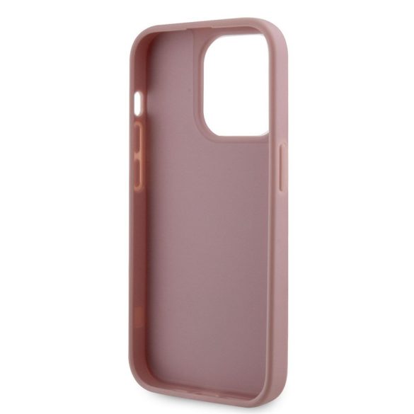 Apple iPhone 15 Pro GUESS GUHCP15LHDGTPP Hátlap - Rózsaszín