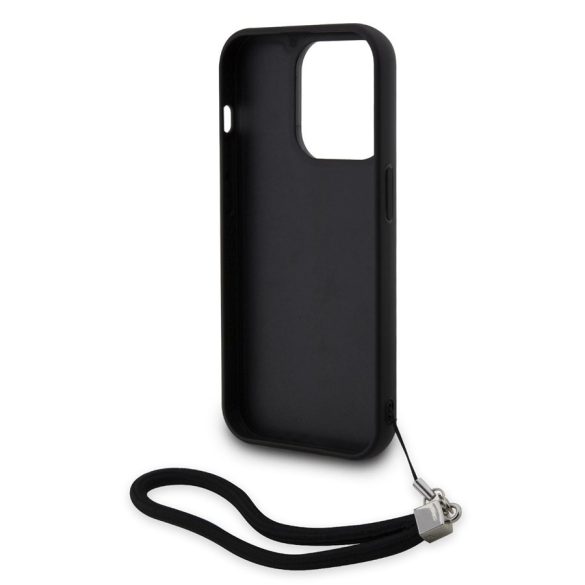 Apple iPhone 15 Pro KARL LAGERFELD KLHCP15LPSQRKS Reversible Hátlap - Fekete/Ezüst