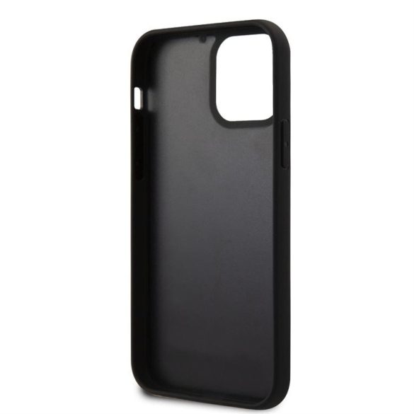 Apple iPhone 12/12 Pro KARL LAGERFELD KLHCP12M3DRKCNK Hátlap - Fekete
