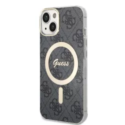   Apple iPhone 15 GUESS GUHMP15SH4STK MagSafe IML Hátlap - Fekete