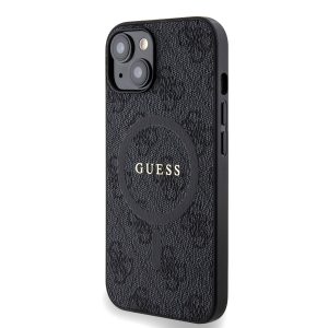 Apple iPhone 14 GUESS GUHMP14SG4GFRK MagSafe Hátlap - Fekete