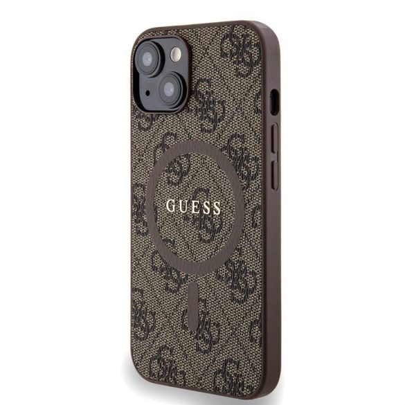 Apple iPhone 14 GUESS GUHMP14SG4GFRW MagSafe Hátlap - Barna