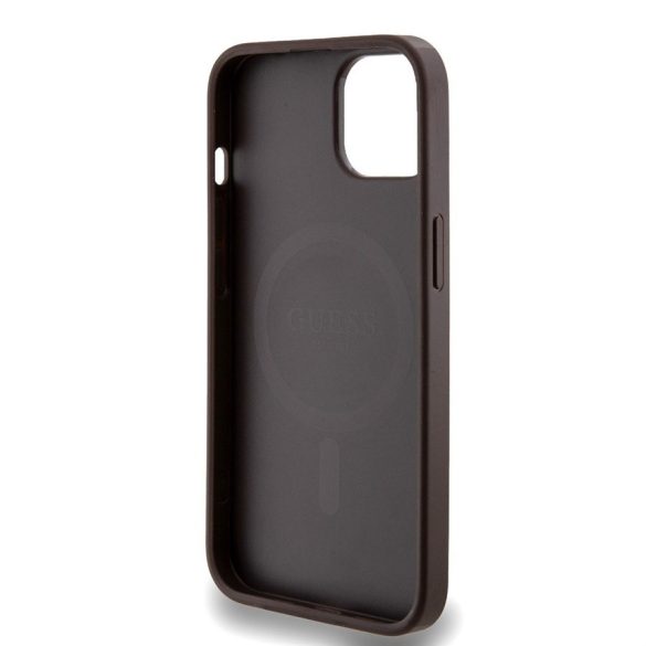 Apple iPhone 14 GUESS GUHMP14SG4GFRW MagSafe Hátlap - Barna