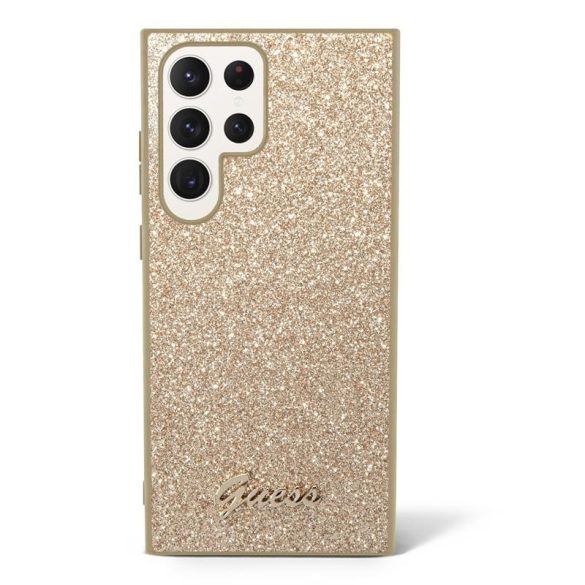 Samsung S24 Ultra GUESS GUHCS24LHGGSHD Glitter Hátlap - Arany