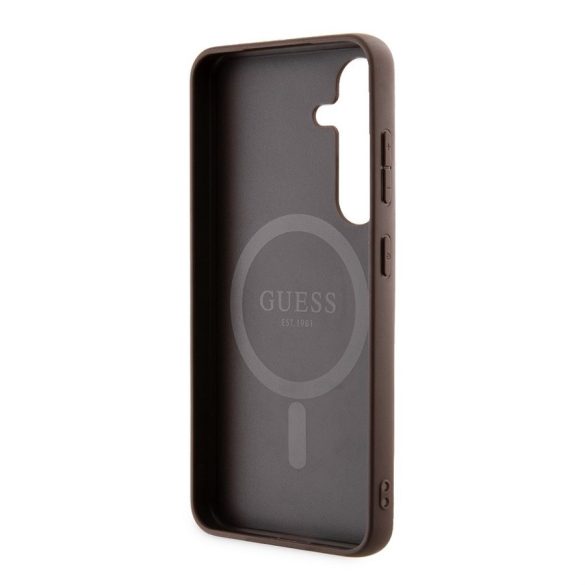 Samsung S24 GUESS GUHMS24SG4GFRW MagSafe Hátlap - Barna