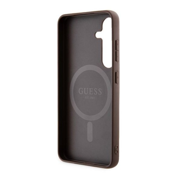 Samsung S24 Plus GUESS GUHMS24SG4GFRW MagSafe Hátlap - Barna