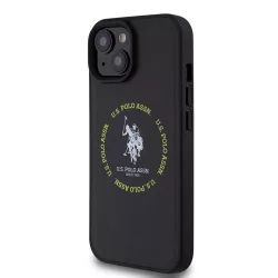   Apple iPhone 15 U.S. Polo USHMP15SPSRTK MagSafe Hátlap - Fekete