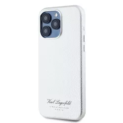   Apple iPhone 15 Pro KARL LAGERFELD KLHCP15LPGWCMKHG Hátlap - Világosszürke