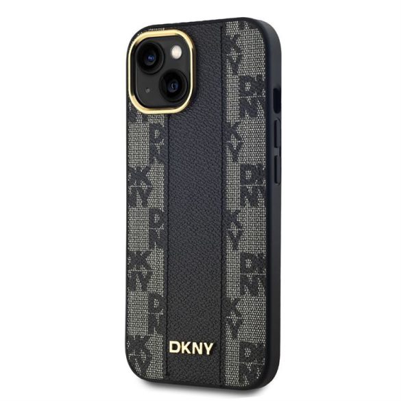 Apple iPhone 15 DKNY DKHMP15SPCPVSLK MagSafe Hátlap - Fekete