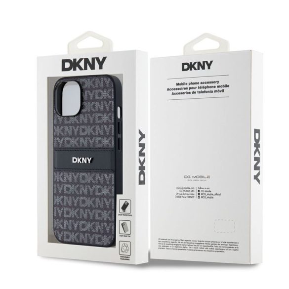 Apple iPhone 14 DKNY DKHCP14SPRTHSLK Hátlap - Fekete