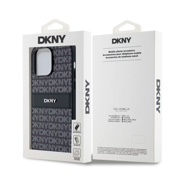 Apple iPhone 14 Pro DKNY DKHCP14LPRTHSLK Hátlap - Fekete