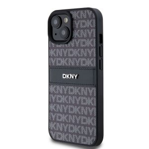 Apple iPhone 15 DKNY DKHCP15SPRTHSLK Hátlap - Fekete