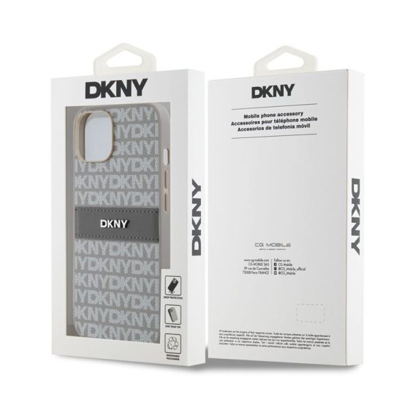 Apple iPhone 14 DKNY DKHCP14SPRTHSLE Hátlap - Bézs