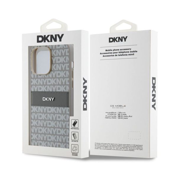 Apple iPhone 14 Pro DKNY DKHCP14LPRTHSLE Hátlap - Bézs