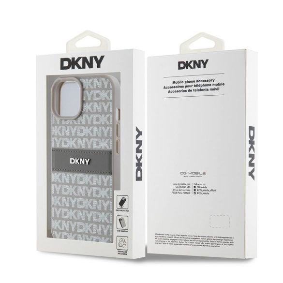 Apple iPhone 15 DKNY DKHCP15SPRTHSLE Hátlap - Bézs