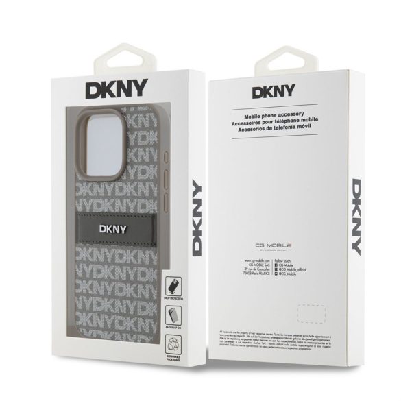 Apple iPhone 15 Pro DKNY DKHCP15LPRTHSLE Hátlap - Bézs