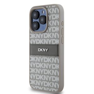 Apple iPhone 15 Pro Max DKNY DKHCP15XPRTHSLE Hátlap - Bézs