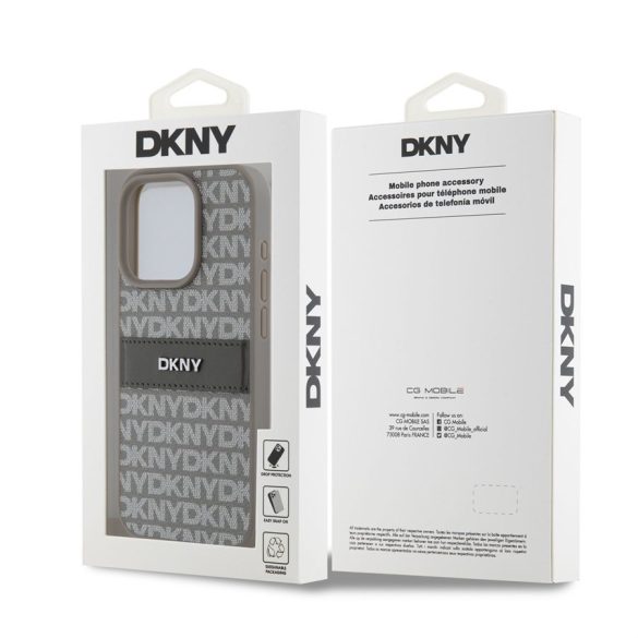 Apple iPhone 15 Pro Max DKNY DKHCP15XPRTHSLE Hátlap - Bézs